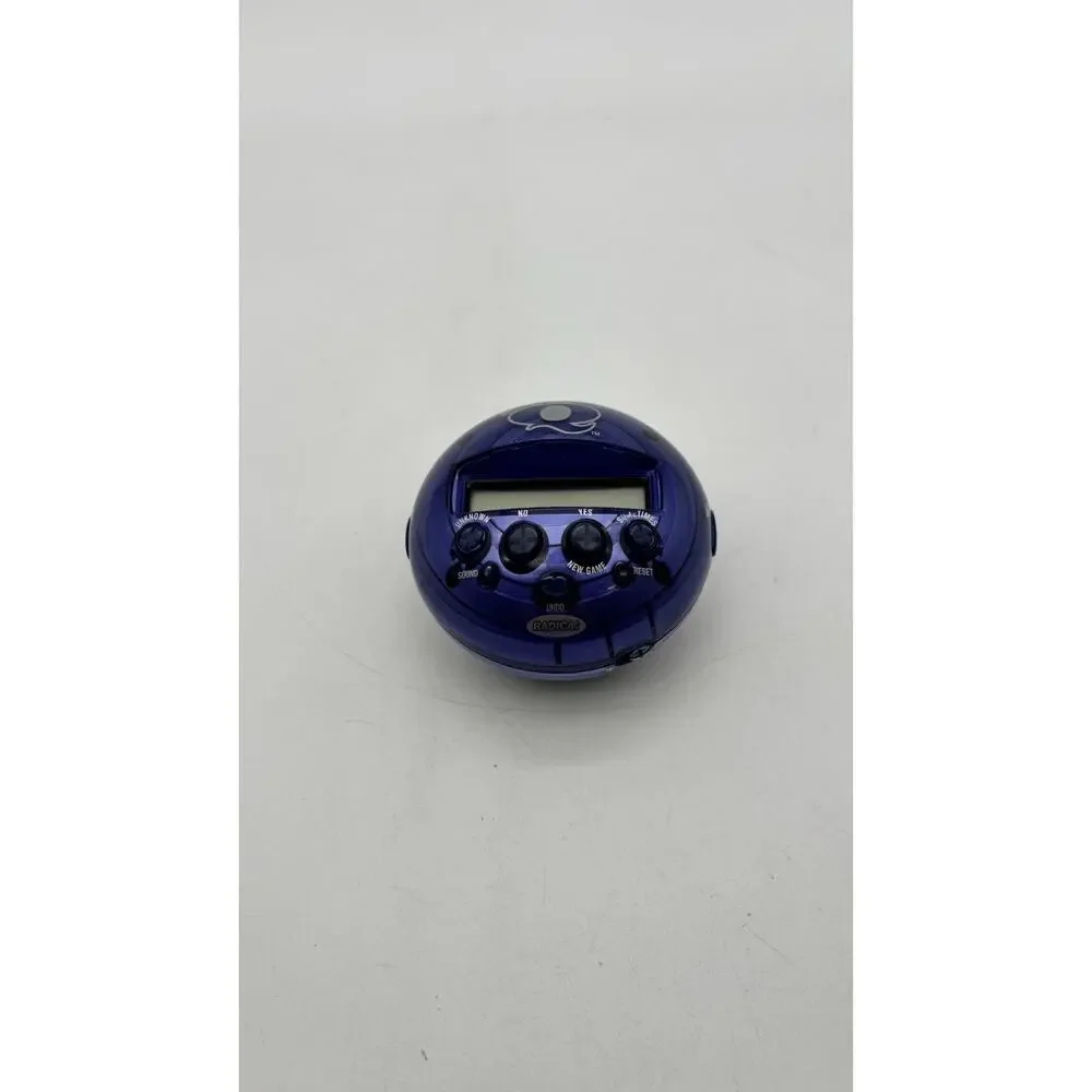 RADICA Handheld Game 20Q Battery Operated Purple 20 Questions Tested Works